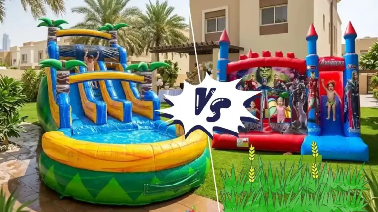 Bouncy Castle vs Water Slide: Best for Dubai Kids’ Parties?