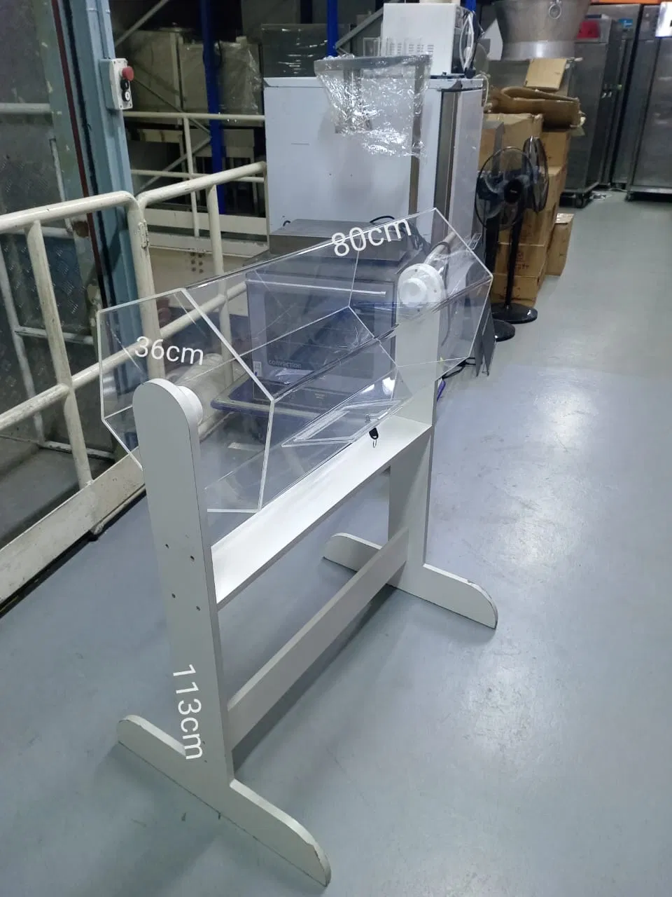 transparent-raffle-box-with-stand